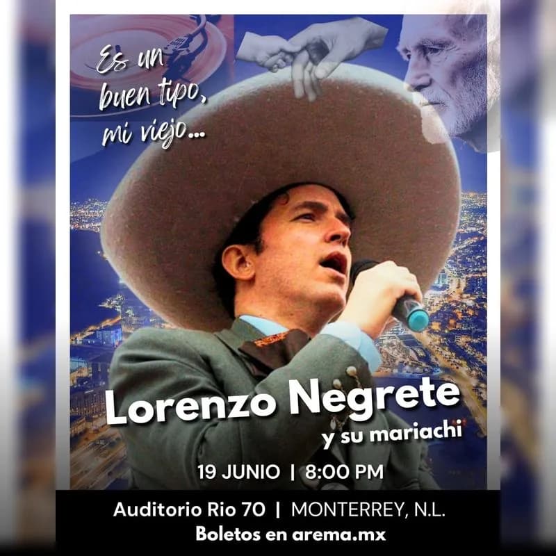 Lorenzo Negrete y su Mariachi en Monterrey
