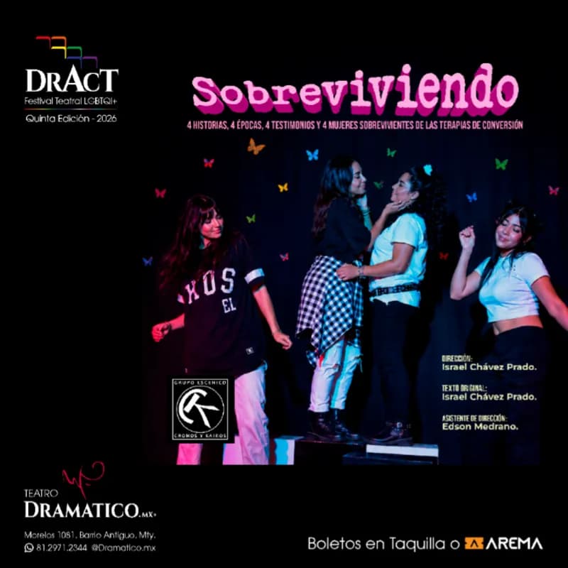 Fondo promocional del evento Sobreviviendo en Monterrey