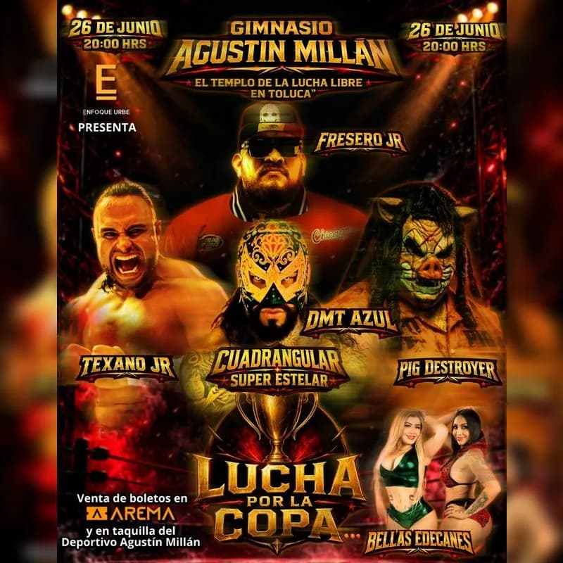 Lucha por la Copa en Toluca en Toluca de Lerdo, Estado de México