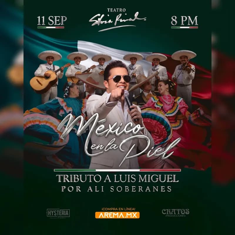 Tributo a Luis Miguel México en la Piel en CDMX en Ciudad de México