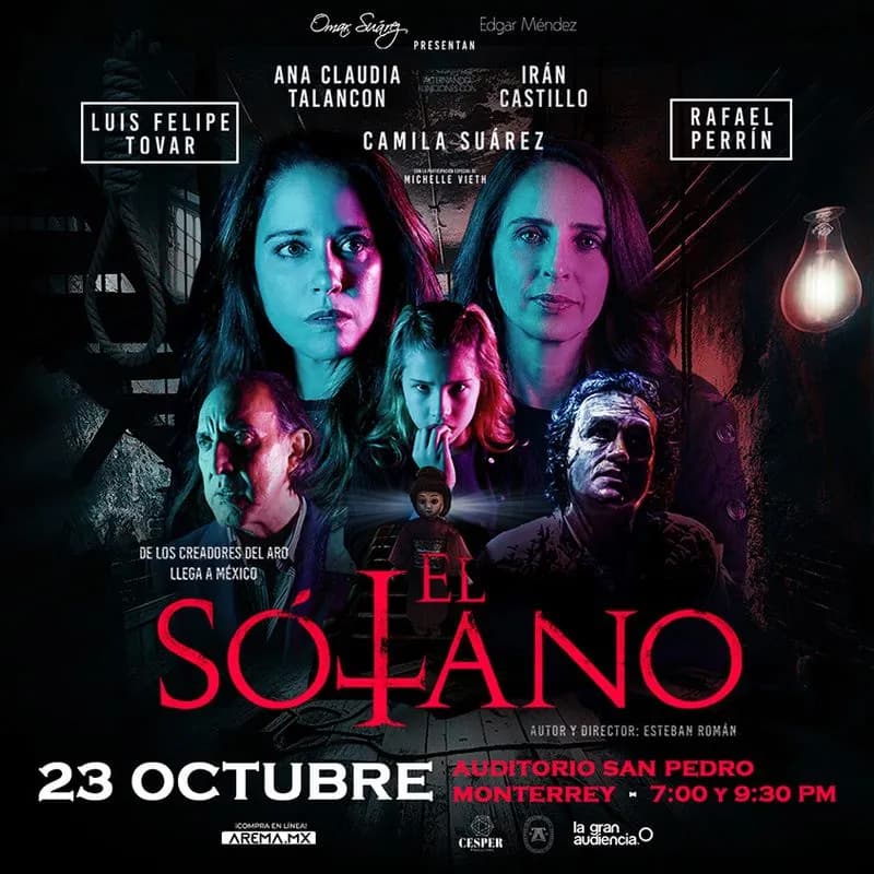 Fondo promocional del evento El Sótano en Monterrey