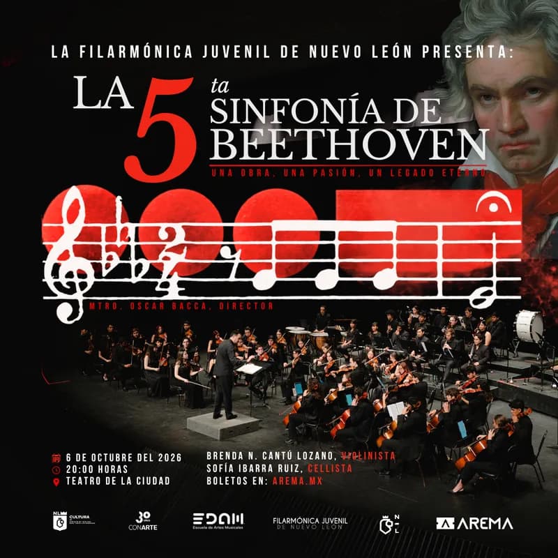 La 5ta Sinfonía de Beethoven en Monterrey en Monterrey