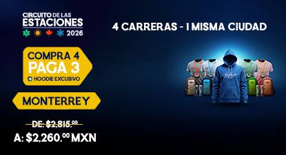 COMBO del Circuito de las Estaciones Monterrey 2026 en Monterrey, Nuevo León