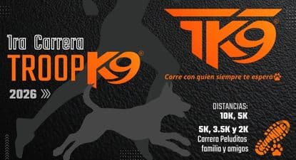 Troop K9 - 5k, 10k y Carreras con tu peludito en CDMX