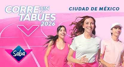Carrera Saba® Corre Sin Tabúes Cd. de México 2026 - AGOTADA en Ciudad de México, CDMX