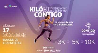 Kilómetros contigo: Honramos la vida hasta el último paso 2026 en 2da Sección del Bosque de Chapultepec (Zona del Lago), CDMX.