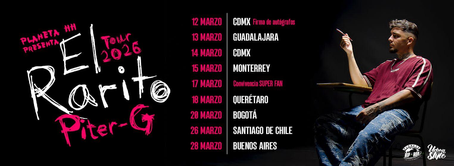 PITER G EN MONTERREY ¨EL RARITO TOUR 2026¨ en Monterrey