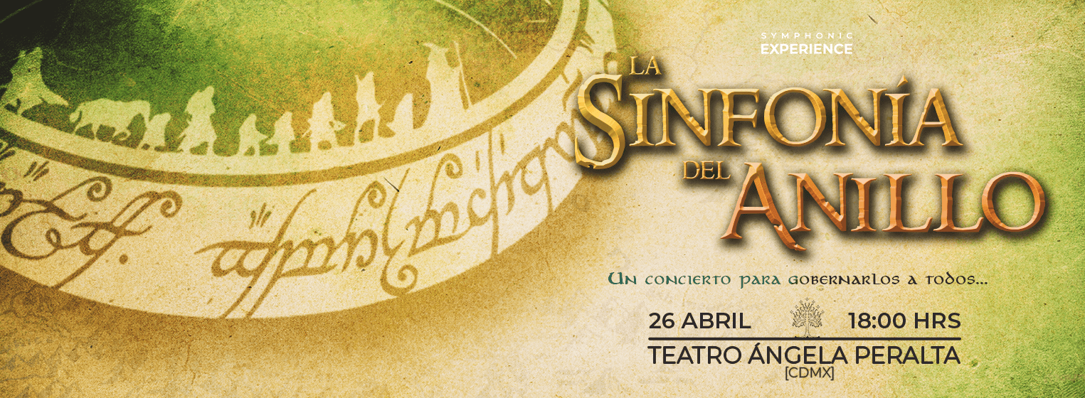 Fondo promocional del evento LA SINFONÍA DEL ANILLO
