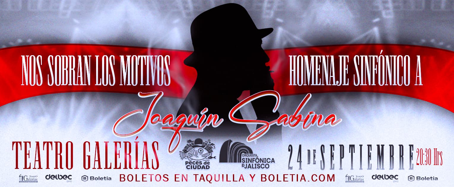 Homenaje Sinfónico a Joaquín Sabina en Zapopan