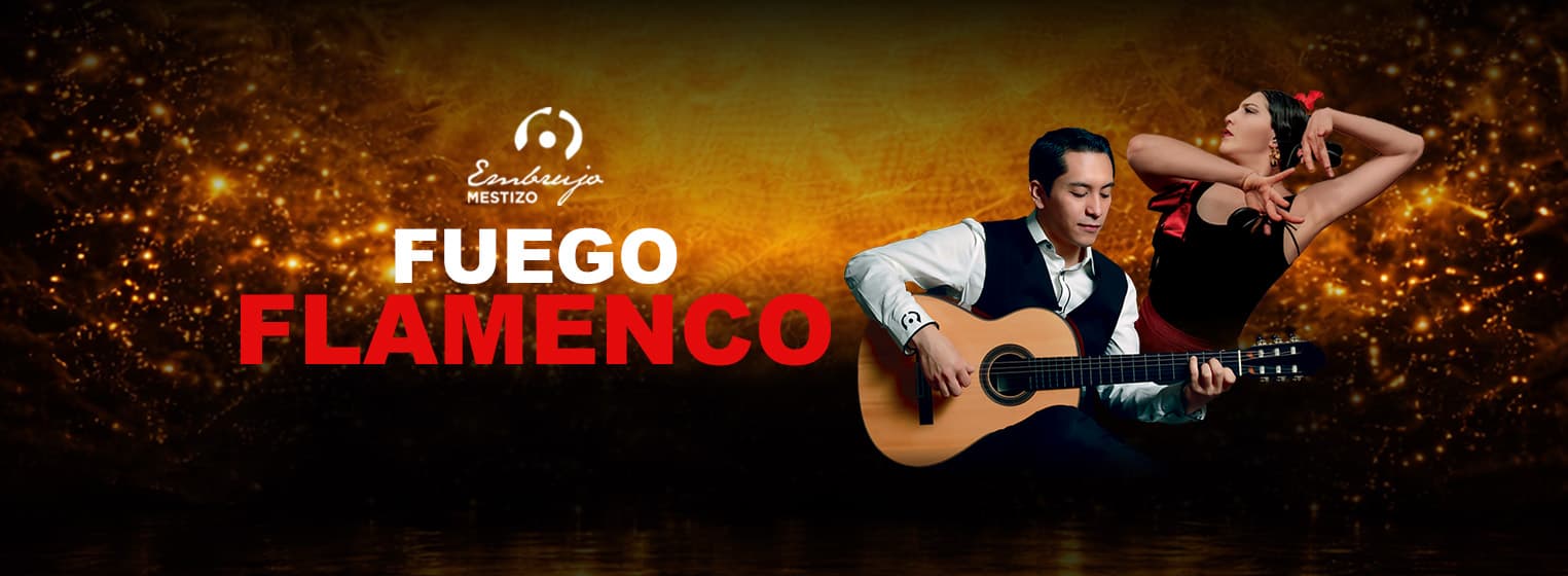 Fondo promocional del evento FUEGO FLAMENCO