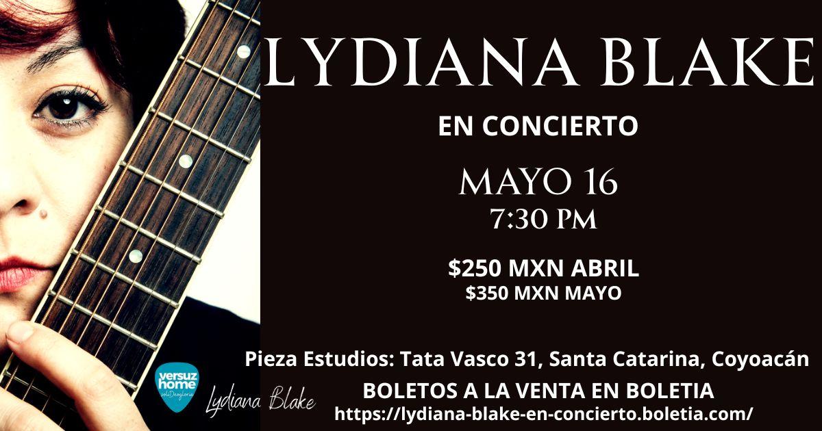 Lydiana Blake en concierto