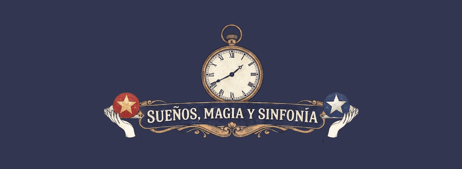 Fondo promocional del evento Sueños, Magia y Sinfonía