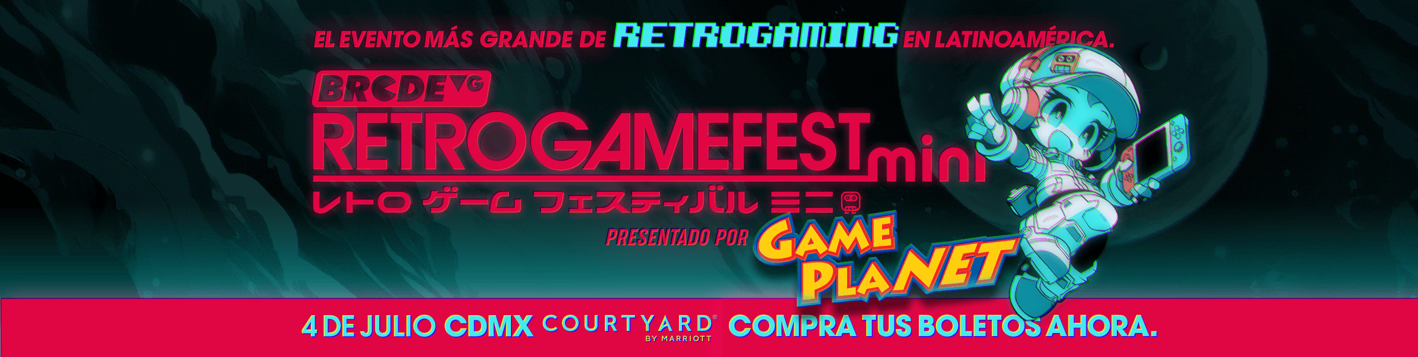 Retro Game Fest mini '26 en Ciudad de México