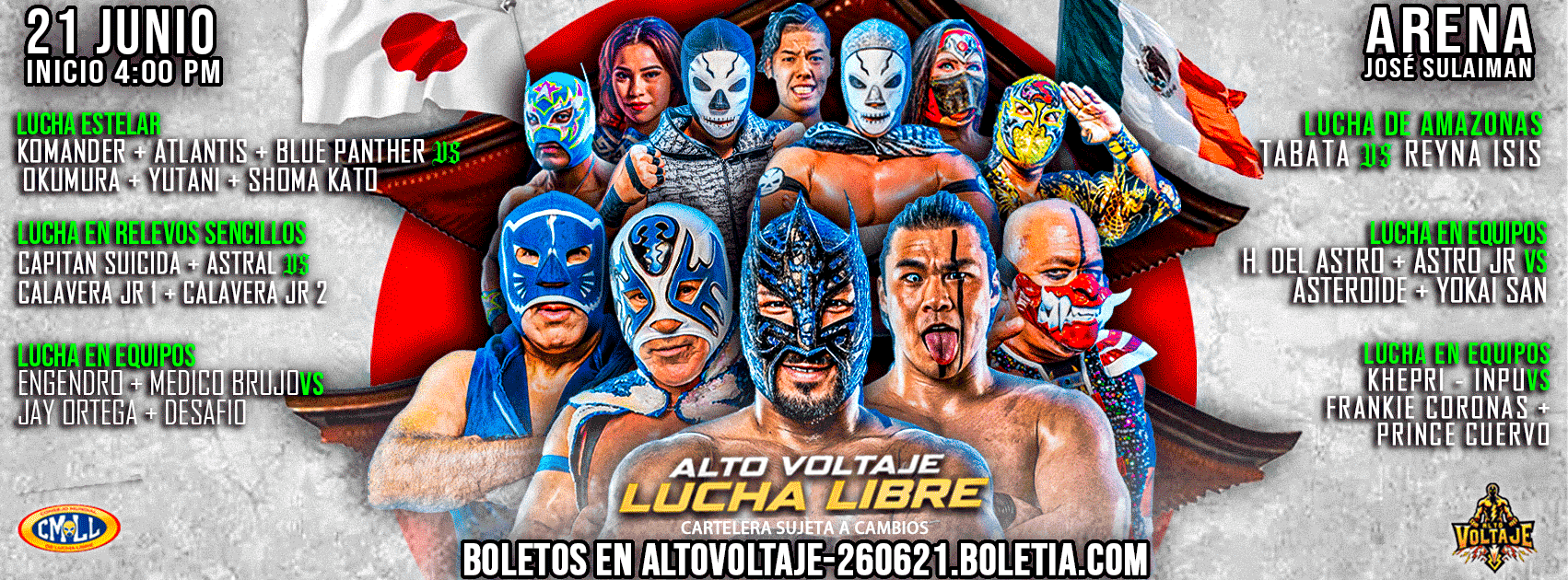 Lucha Libre Alto Voltaje x CMLL