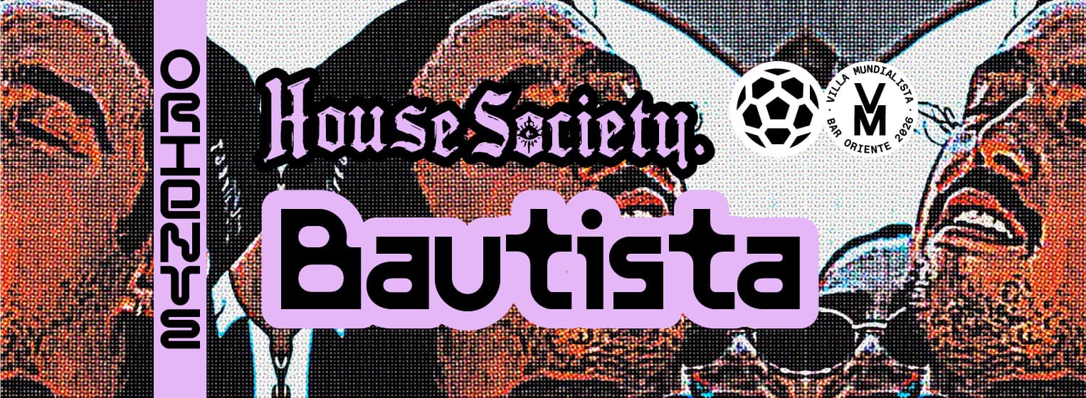 Fondo promocional del evento House Society Takeover