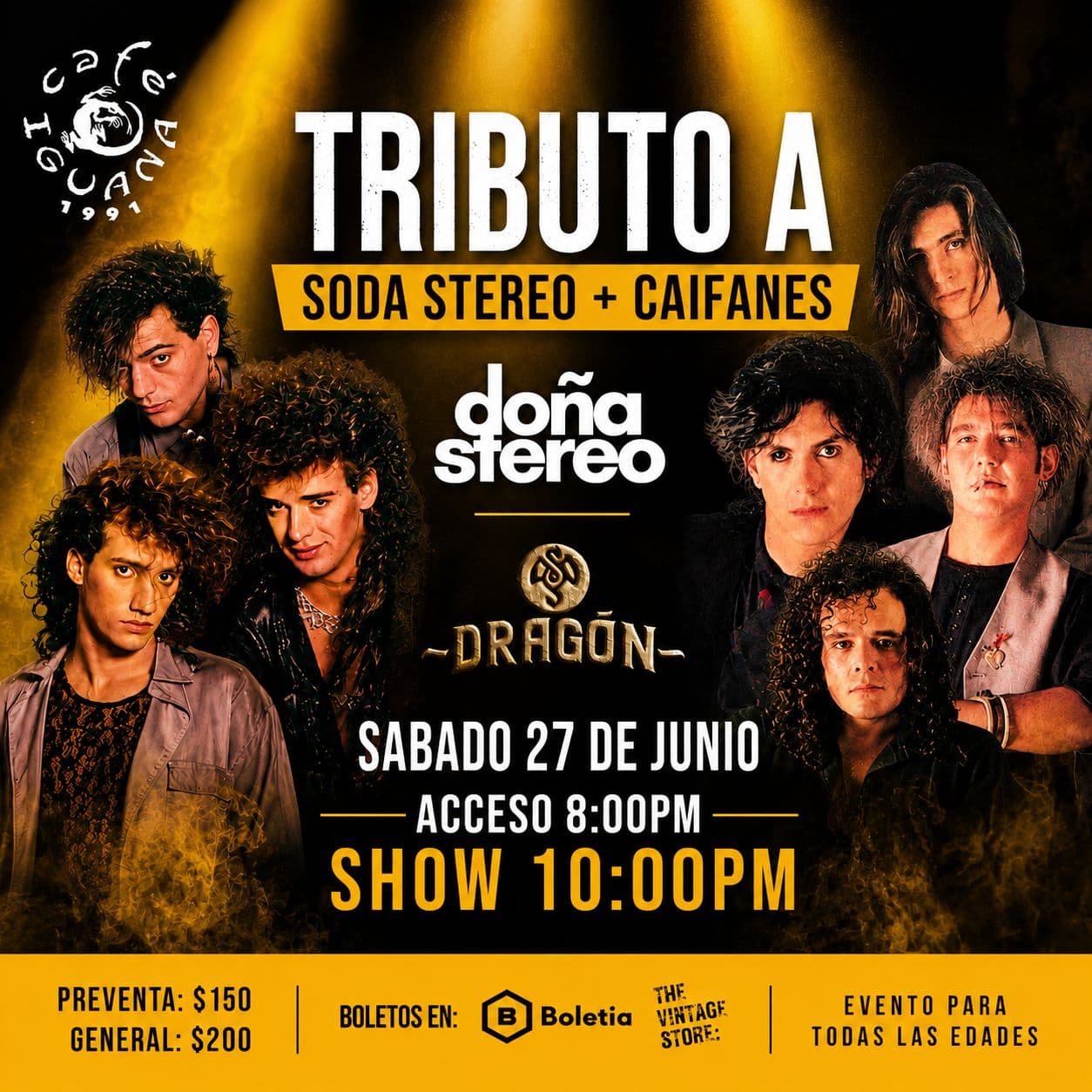 Tributo Soda Stereo + Caifanes en Monterrey