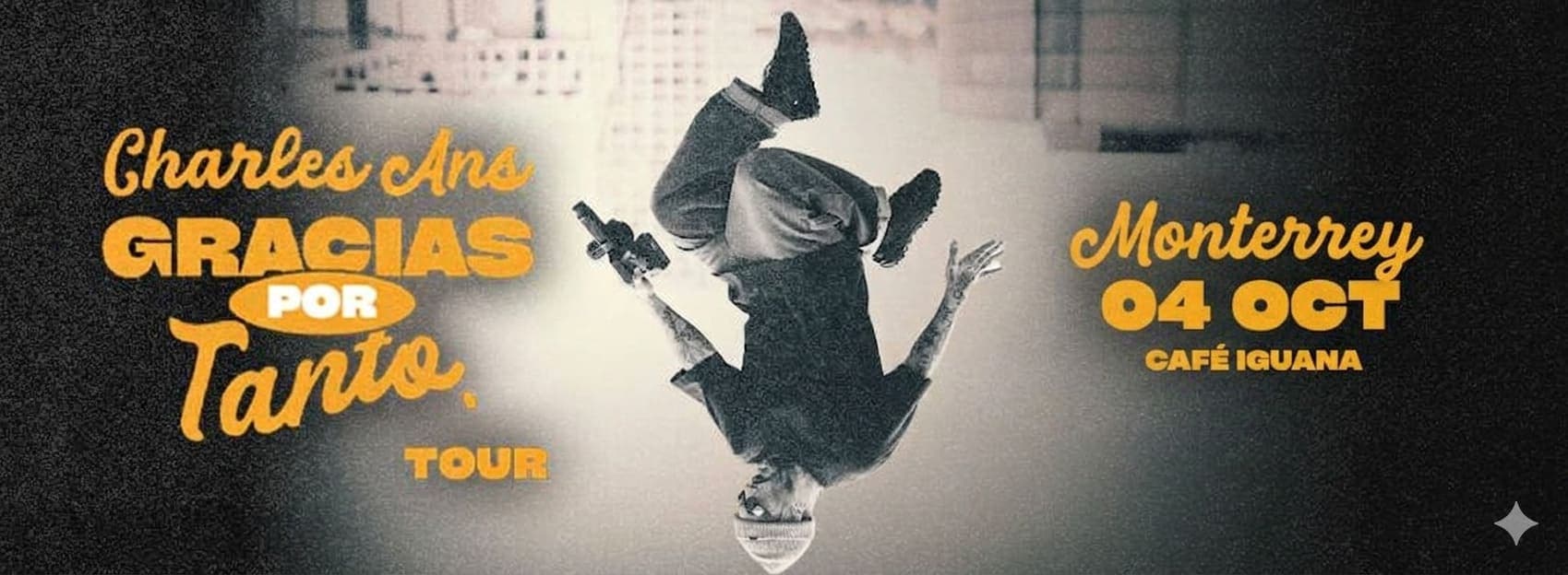 Fondo promocional del evento Gracias por Tanto Tour en Monterrey