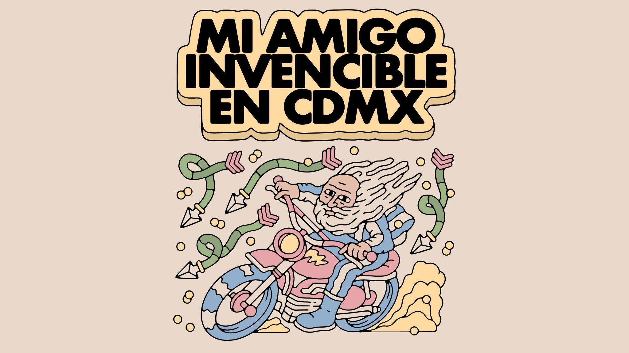 Fondo promocional del evento Mi amigo invencible
