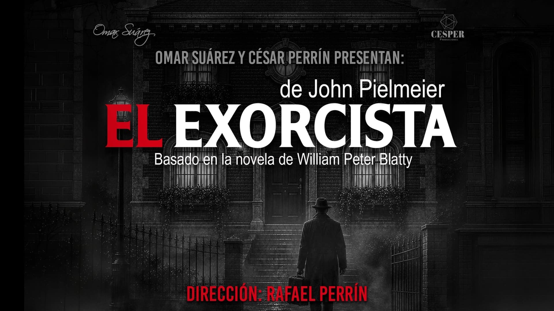 Fondo promocional del evento El Exorcista