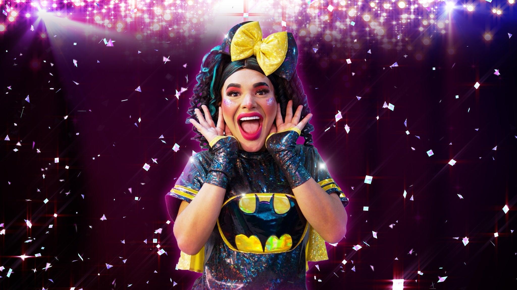 Fondo promocional del evento Gaby Mendoza "La + Bonitaaa Tour"