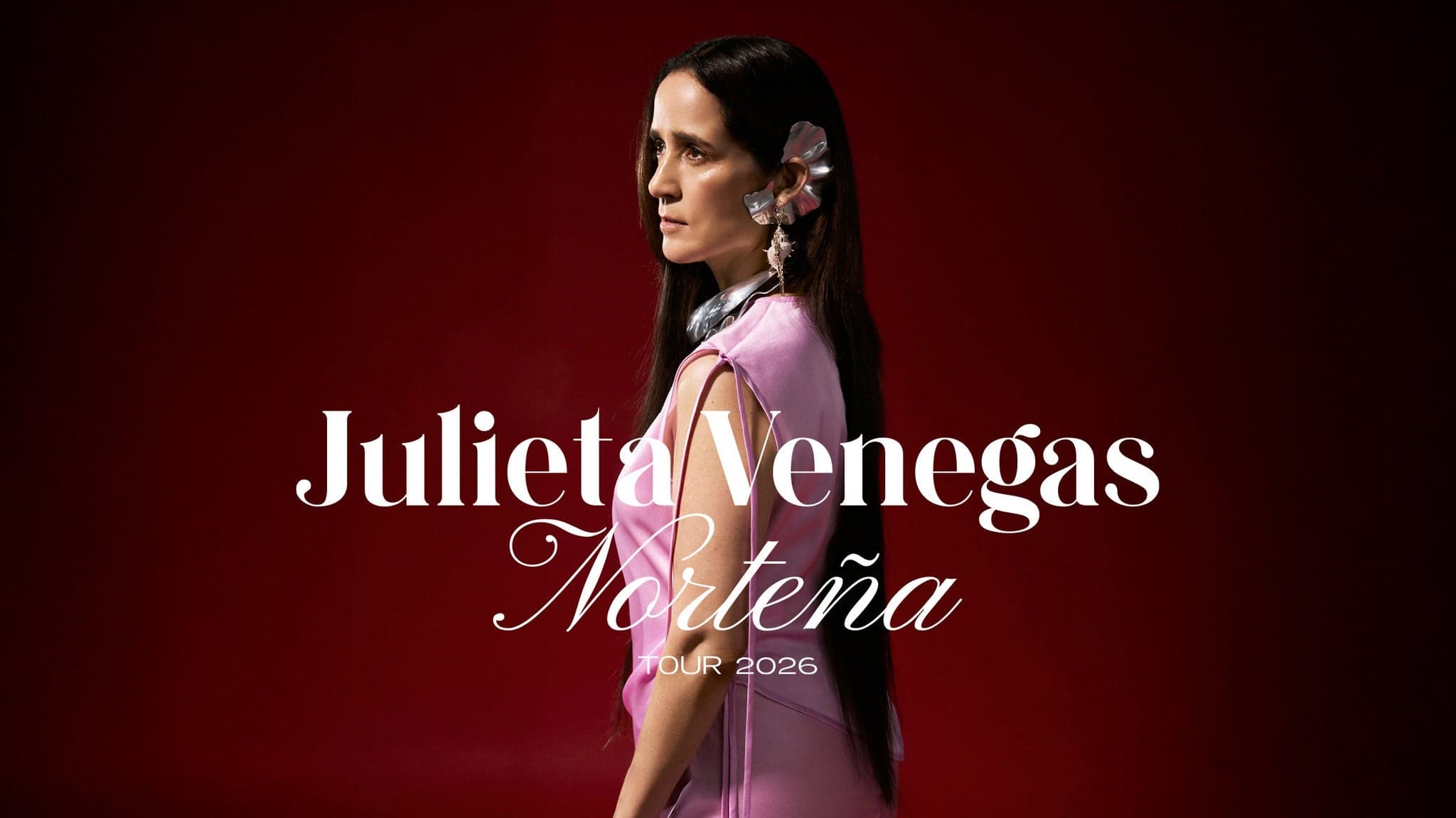 Fondo promocional del evento Julieta Venegas