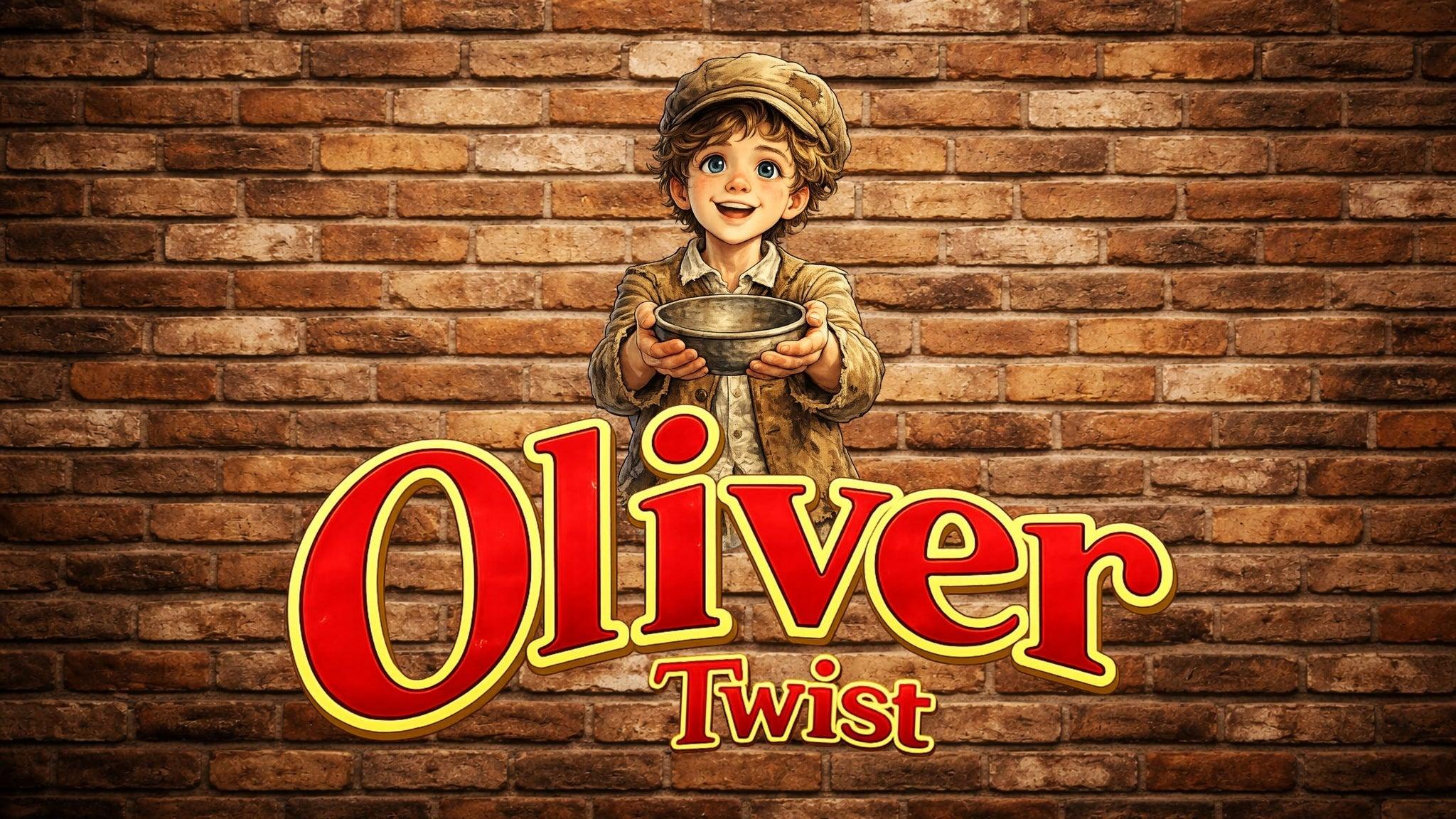 Fondo promocional del evento Oliver Twist