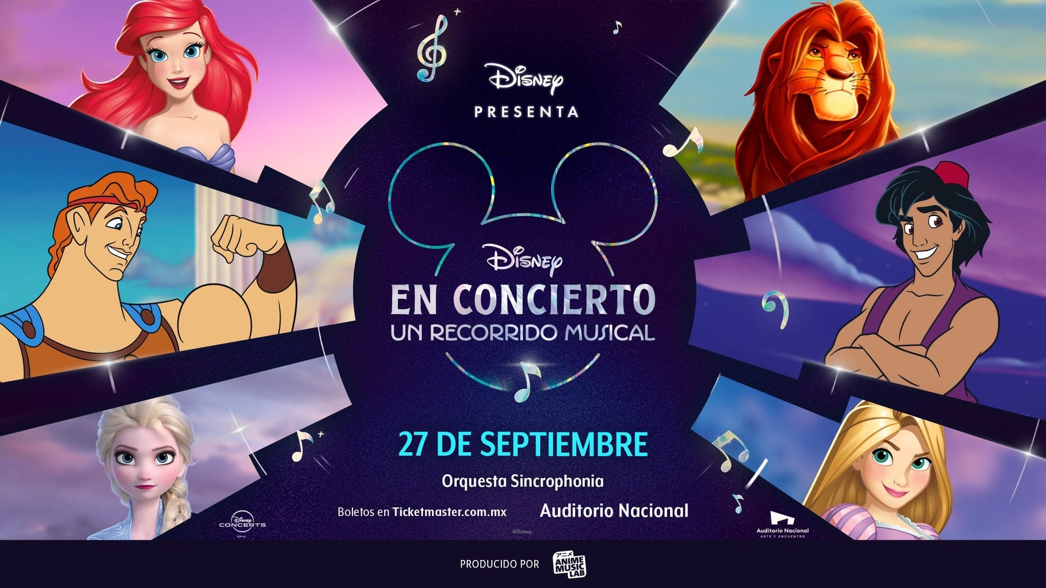 Disney en concierto. Un recorrido musical en Ciudad de Mexico