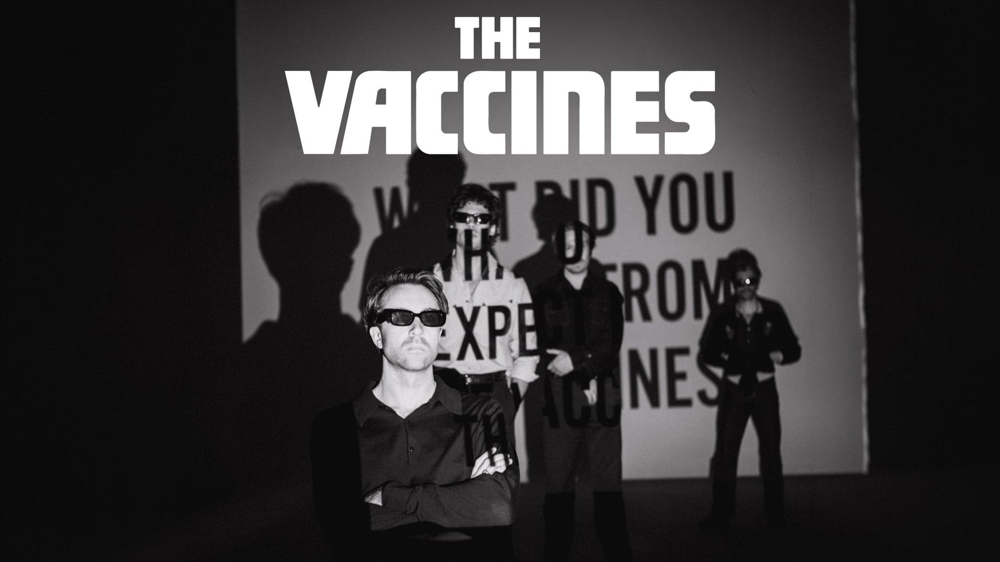 Promotional background for the event The Vaccines
