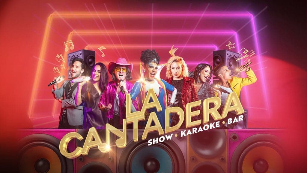 Fondo promocional del evento La Cantadera Pride Edition.