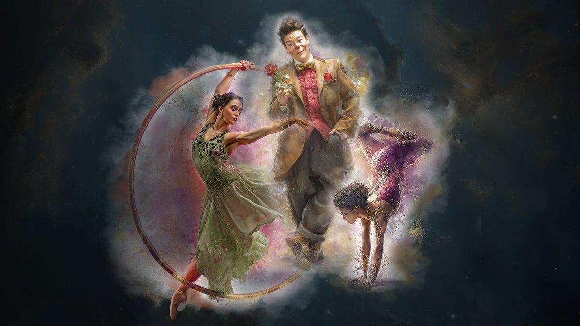 Fondo promocional del evento Galas del Único y Original Circo Atayde 137 aniversario