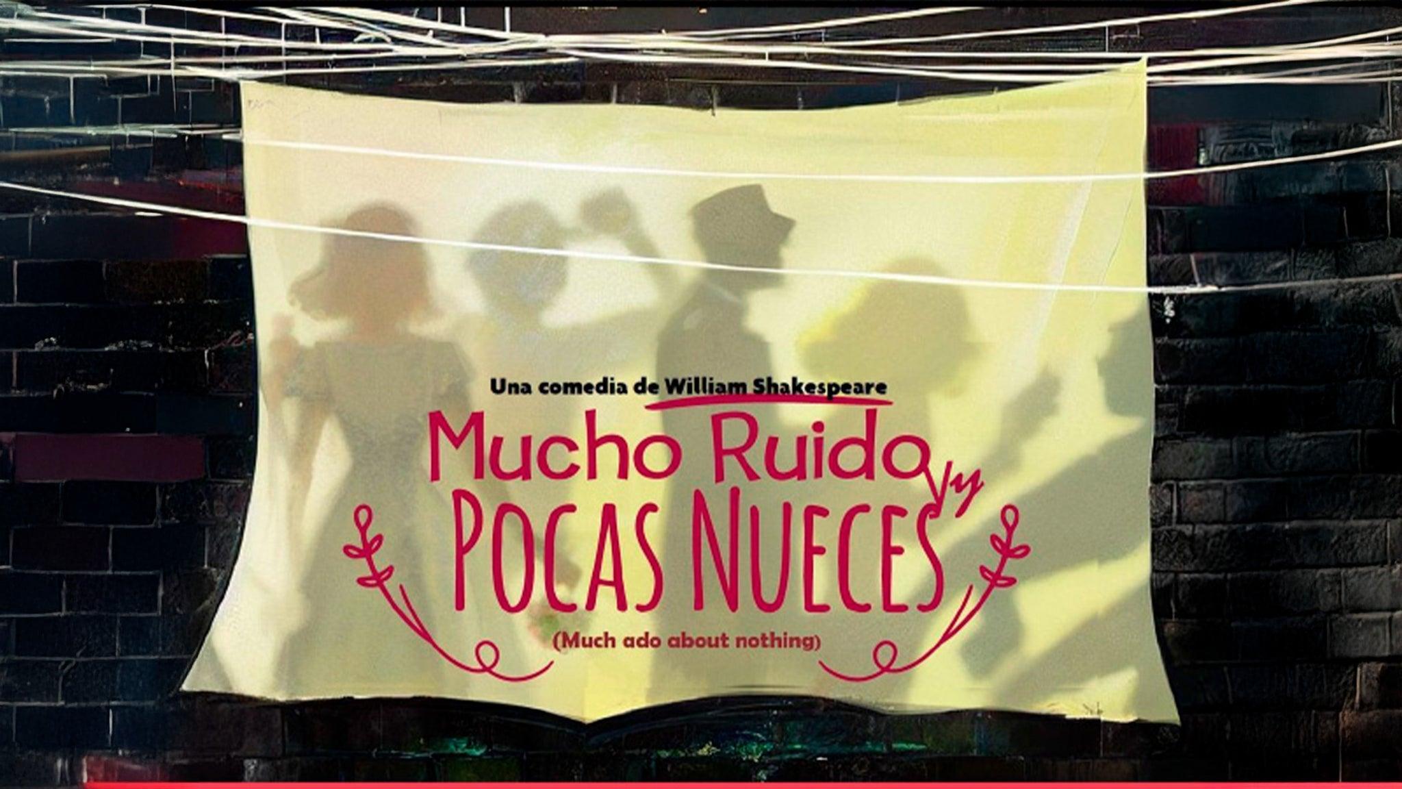 Fondo promocional del evento Mucho Ruido y Pocas Nueces- El Incendio de Isolda