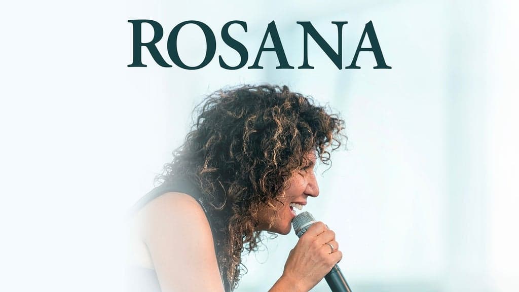 Fondo promocional del evento Rosana