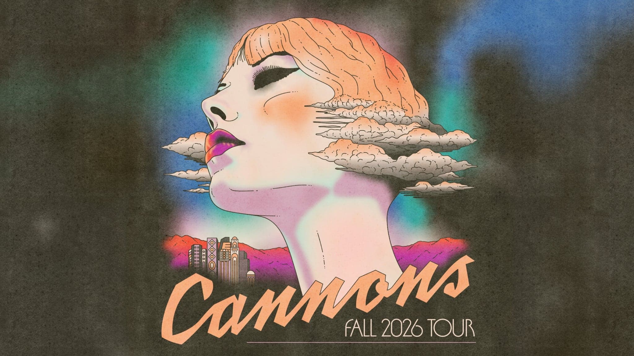 Fondo promocional del evento Cannons: The Everything Glows Tour