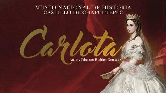 Fondo promocional del evento Carlota - La Infinita Compañía
