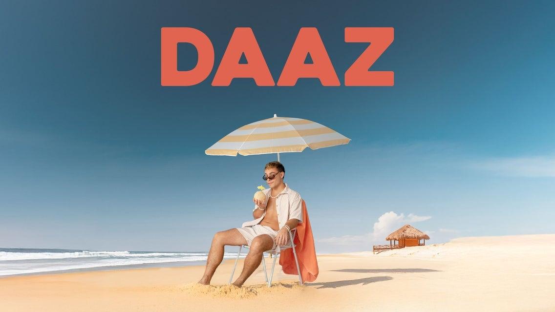 Fondo promocional del evento Daaz.