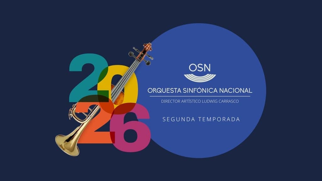 Fondo promocional del evento Orquesta Sinfónica Nacional 2a Temporada 2026 domingo
