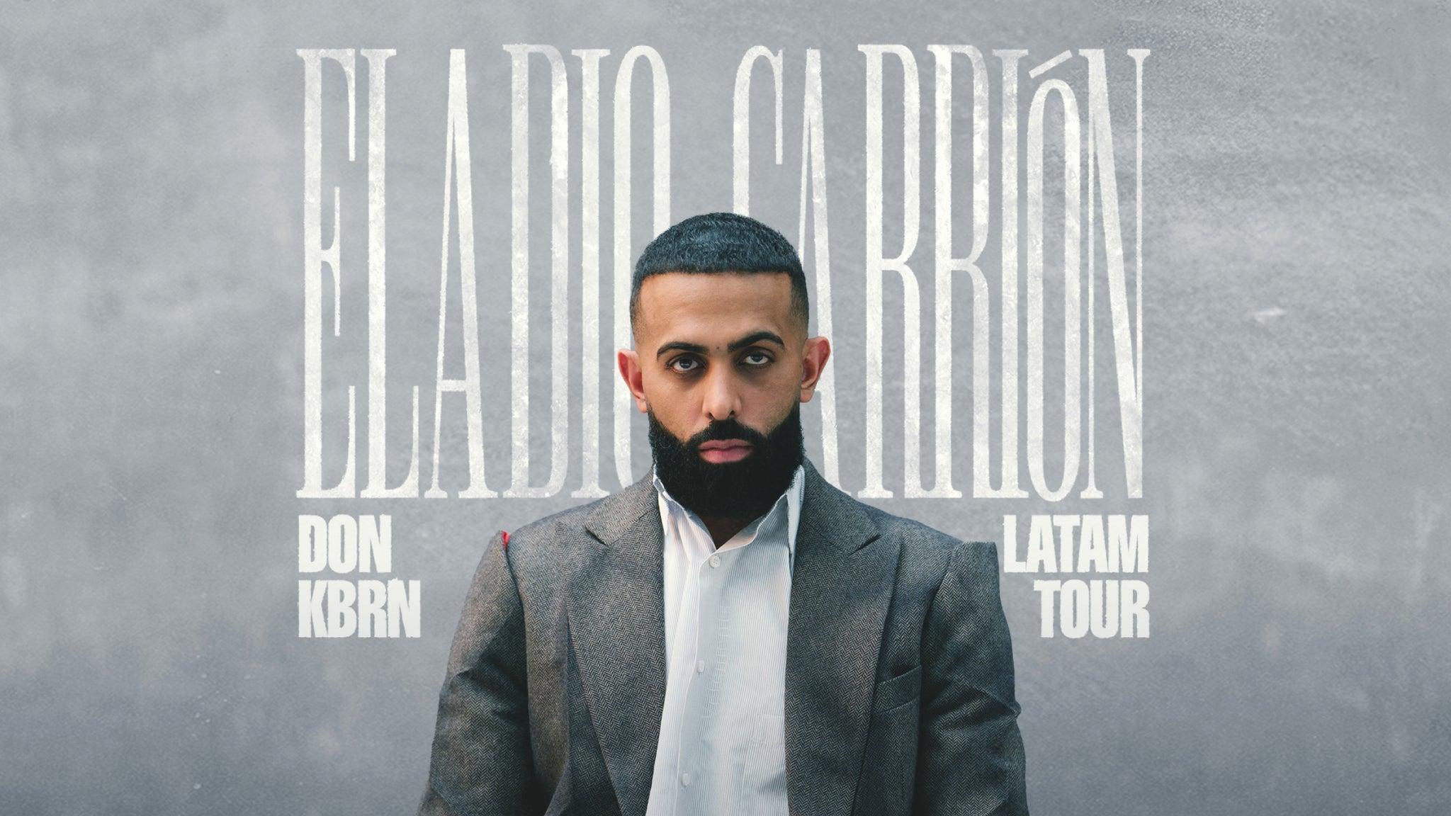 Fondo promocional del evento Eladio Carrion.