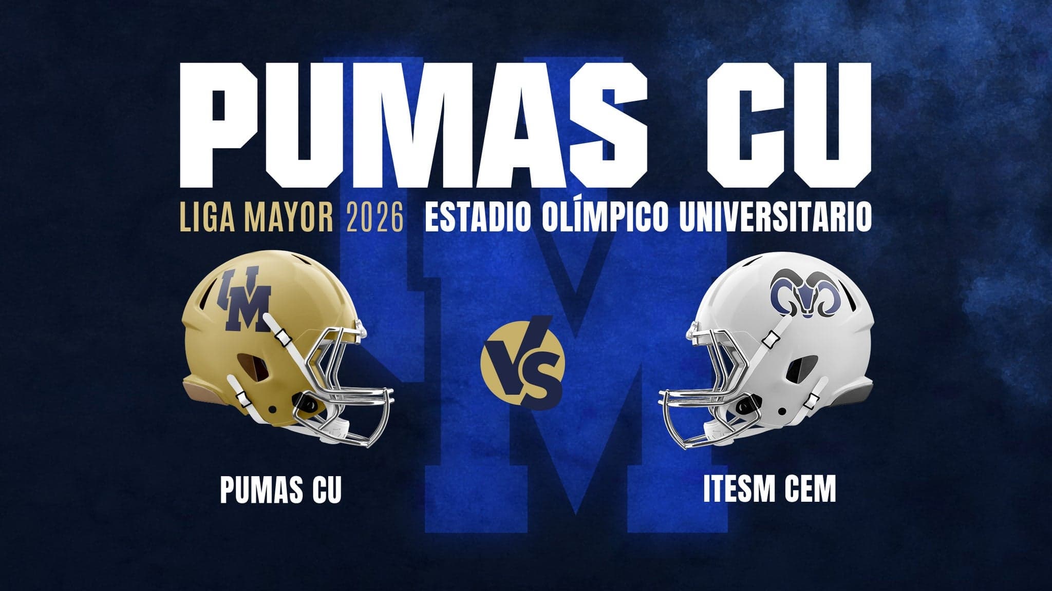 Pumas CU UNAM v. Borregos ITESM CEM en Ciudad de Mexico