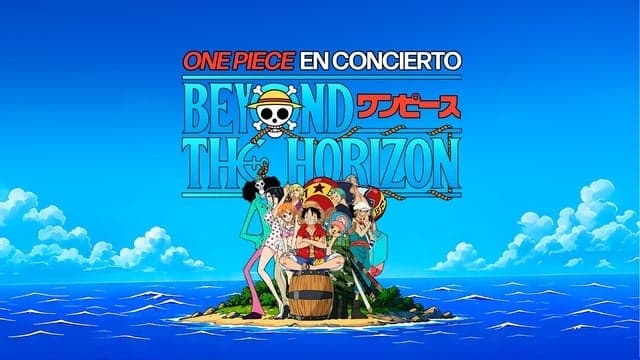 Fondo promocional del evento One Piece en Concierto Beyond the Horizon