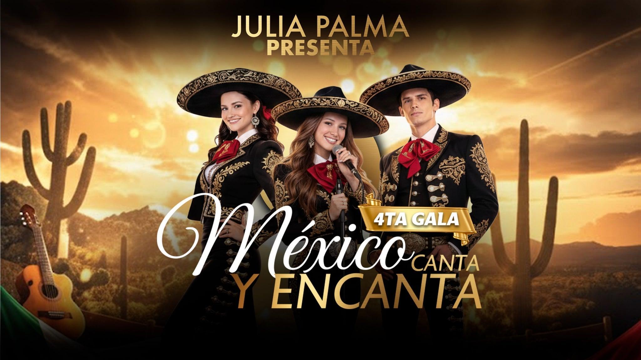 Fondo promocional del evento México canta y encanta