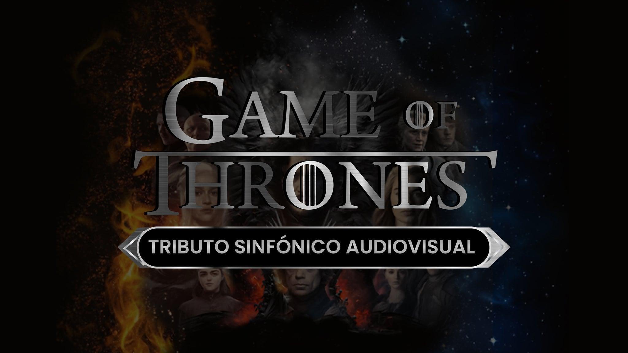 Juego de Tronos, Tributo Sinfónico Audiovisual